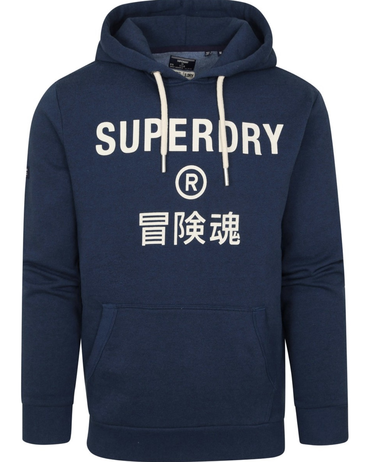 Superdry Vintage Corp Logo Marl Hood